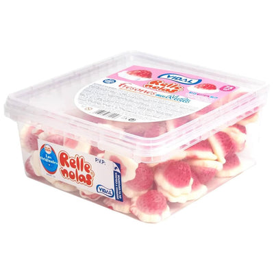 Vidal - Box Filled Strawberries & Cream 75 Stück 885 Gram