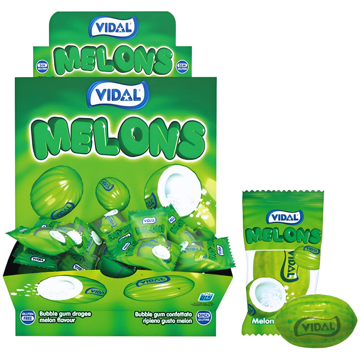 Vidal - Melons Gum 4 Gram 200 Stück