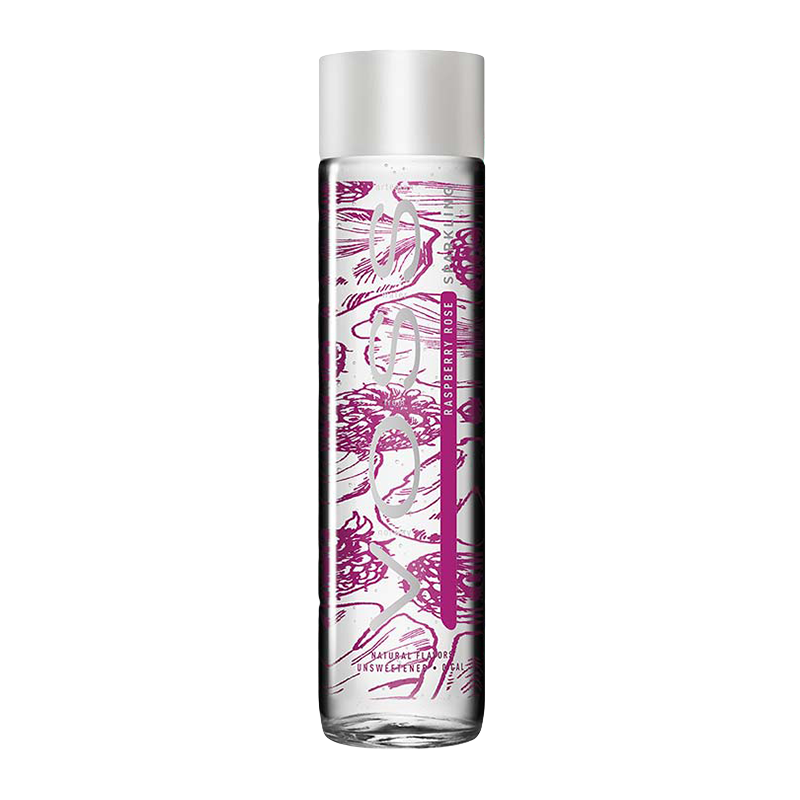 Voss - Eau pétillante framboise-rose 375 ml (bouteille en verre)