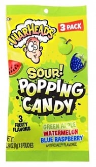 Warheads - Saure Knallbonbons, 3er-Packung, 21 Gramm