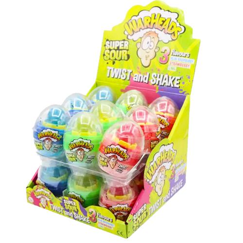 Warheads - Twist &amp; Shake Eggo 18 grammes 1x