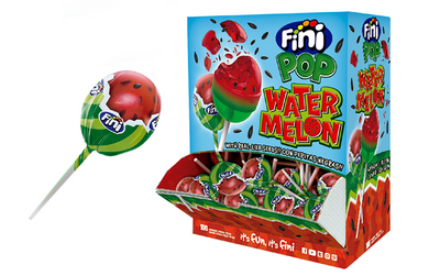 Fini - Watermelon Lollipop 16 Gram 100 Stück