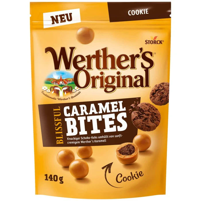 Werthers - Biscuits Original Caramel Bites 140 grammes