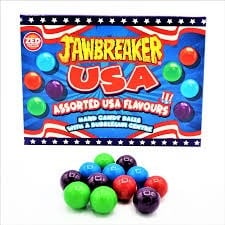Zed Candy - Boîte USA Jawbreakers 140 grammes (Halal)