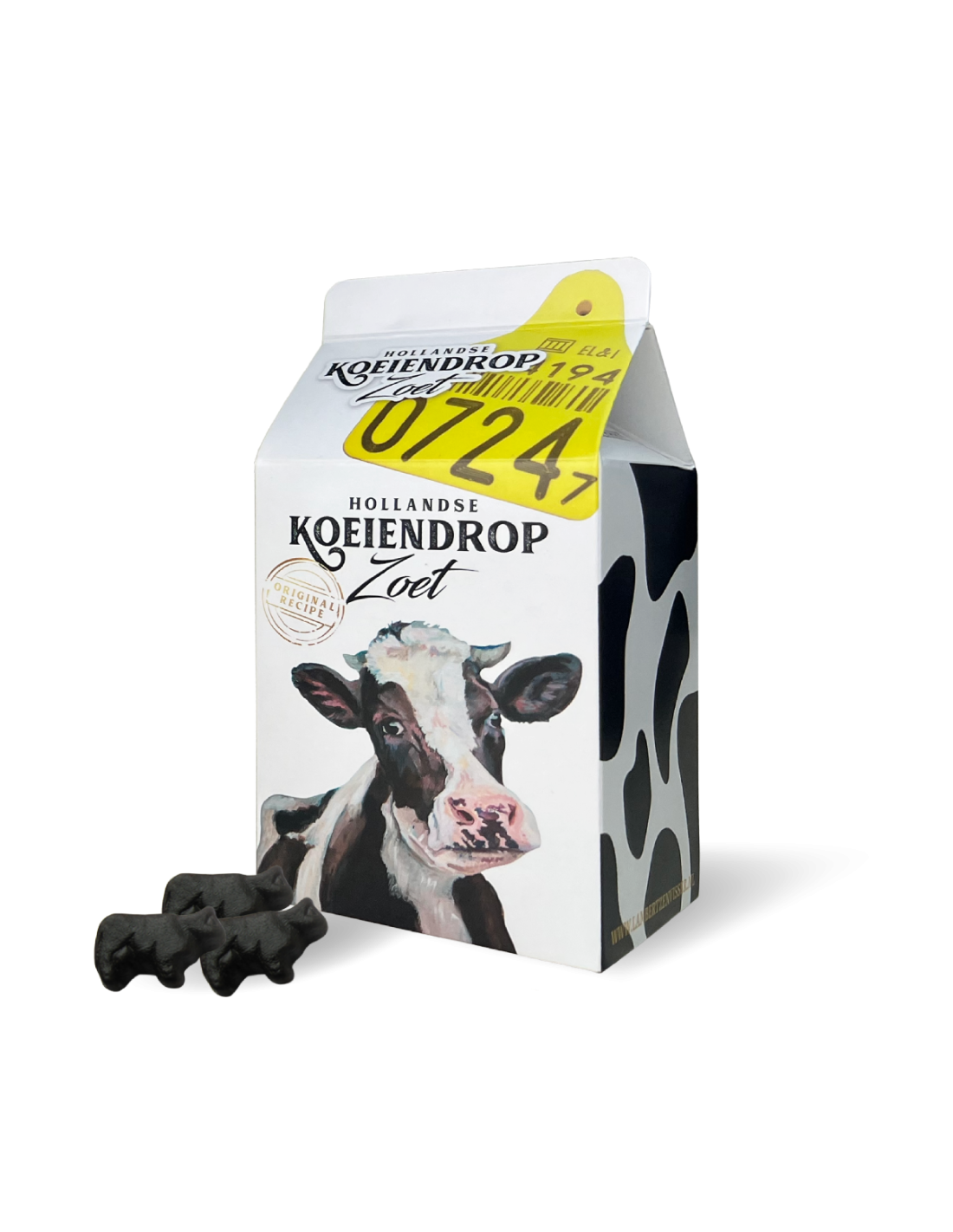 Hollandse Koeienréglisse Zoet 200 Gram